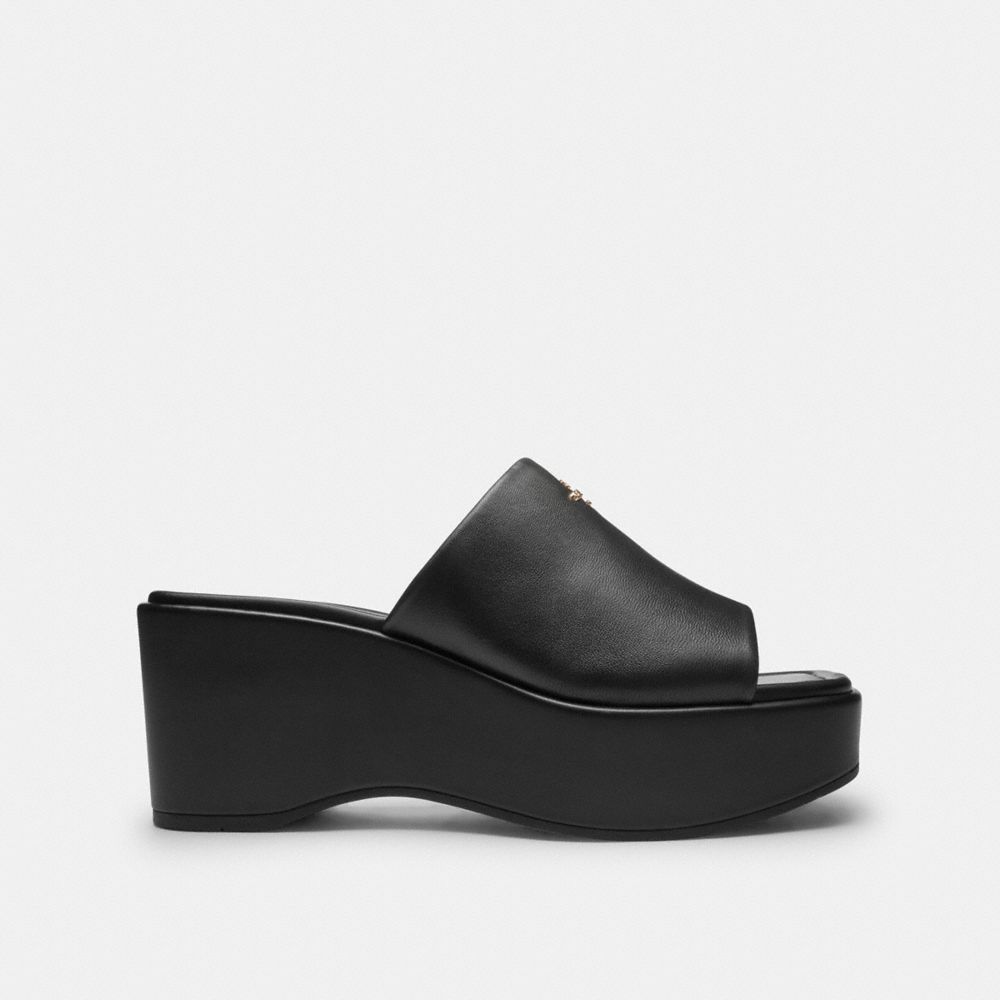 Women's Coach Phoebe Platform Sandal Black