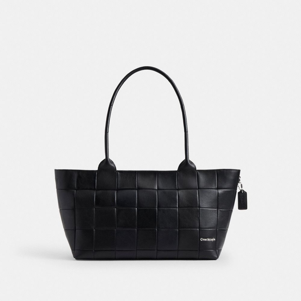 Coach Alter/Ego Large Tote Bag In Upcrafted Leather Black