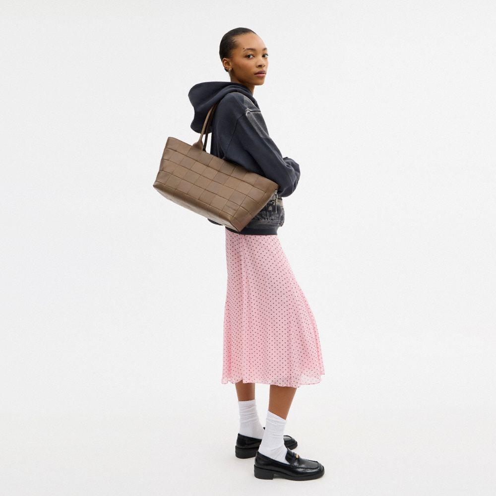 Coach Alter/Ego Large Tote Bag Dark Stone