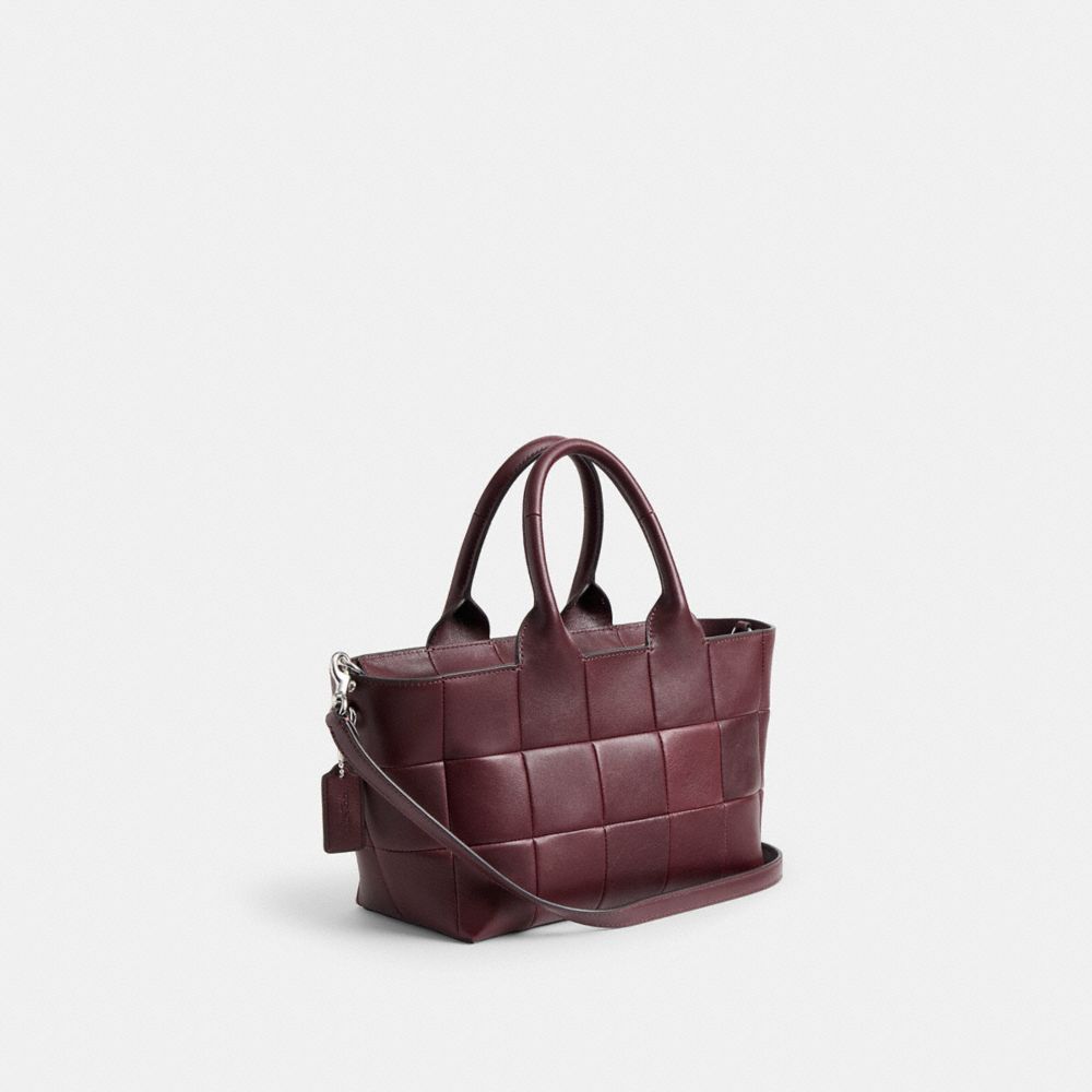 Coach Alter/Ego Small Tote Bag In Upcrafted Leather Merlot