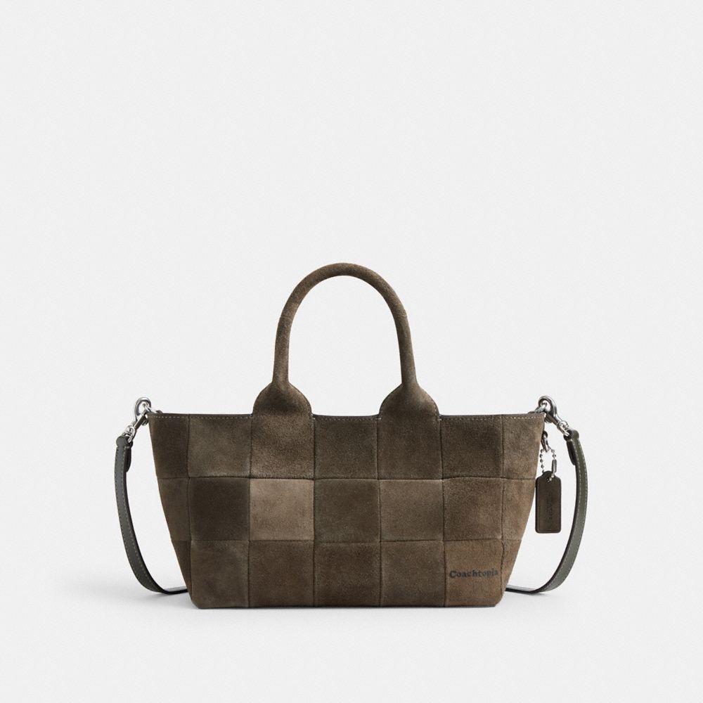 Coach Alter/Ego Small Tote Bag Olive Suede