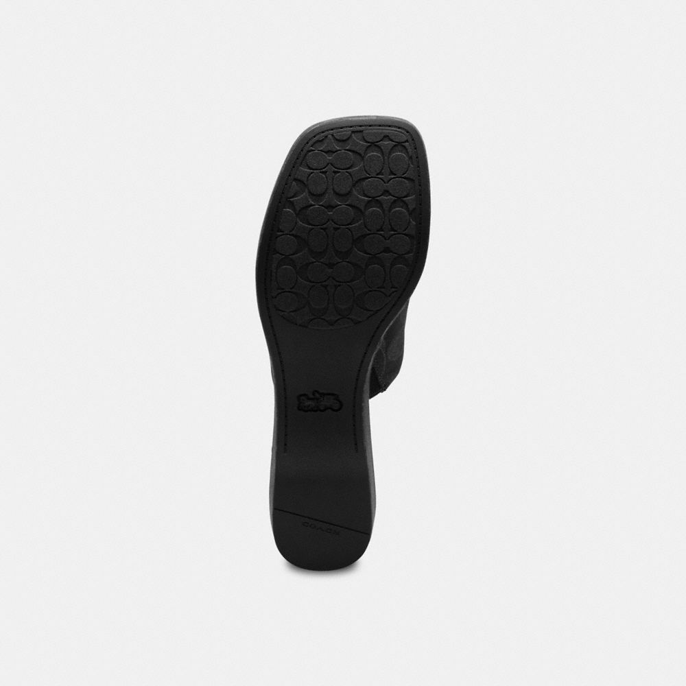 Women's Coach Phoebe Platform Sandal In Signature Denim Black