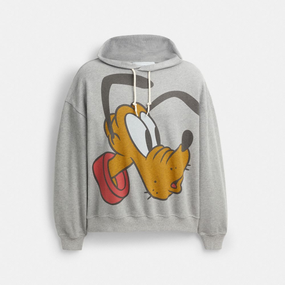 Coach Disney X Coach Pluto Hoodie Heather Grey
