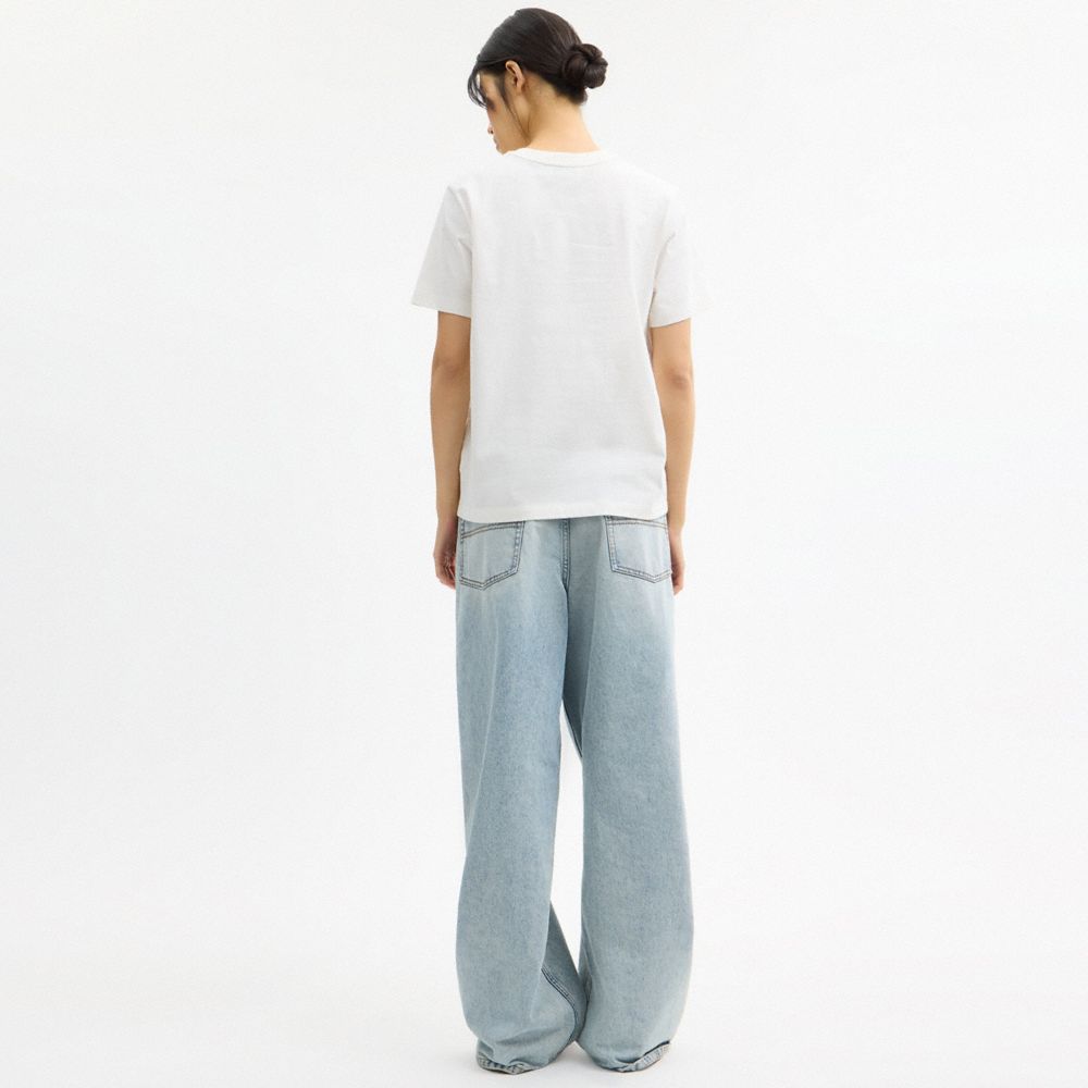 Coach Sweets Classic T Shirt Vintage Ivory