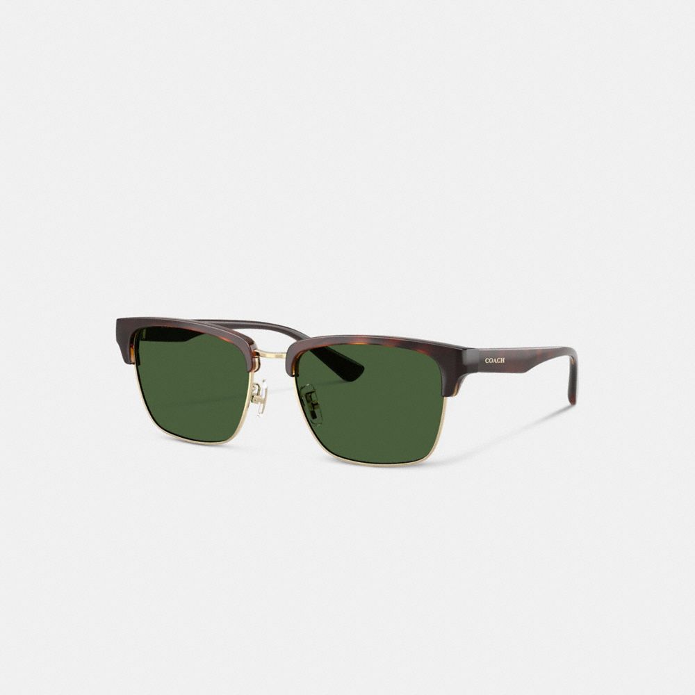 Coach Coach Square Sunglasses Dark Tortoise