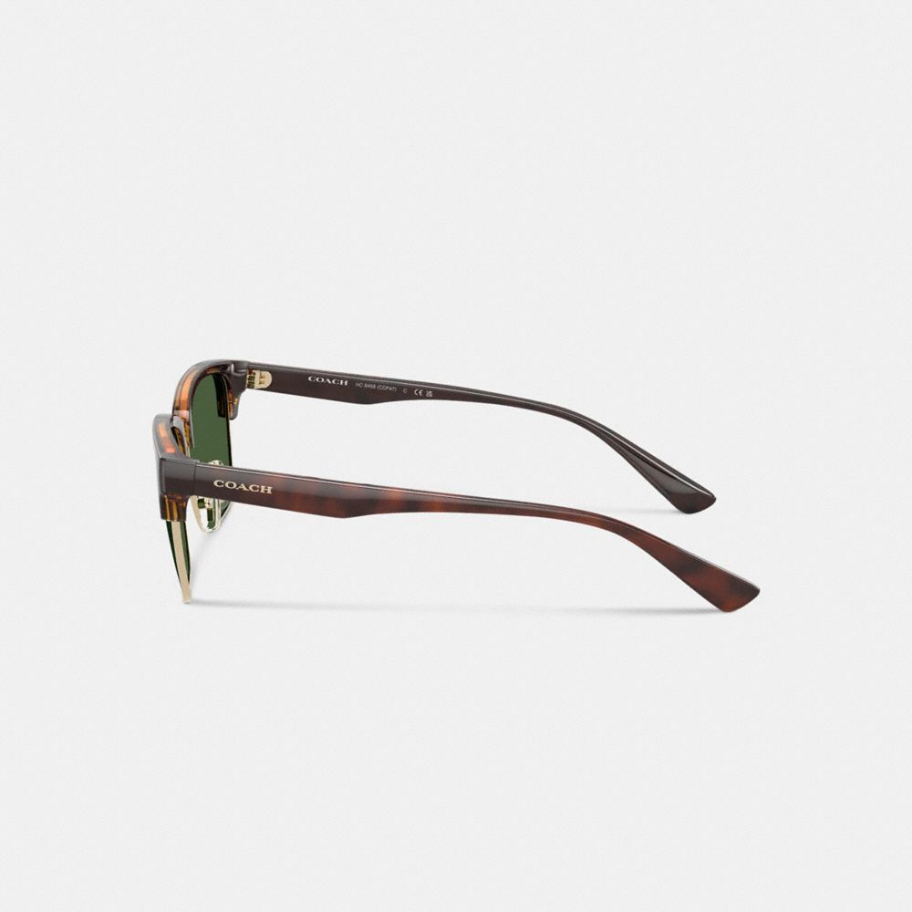Coach Coach Square Sunglasses Dark Tortoise