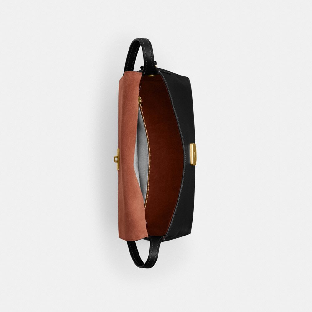 Coach Chelsea Shoulder Bag 30 Brass Black