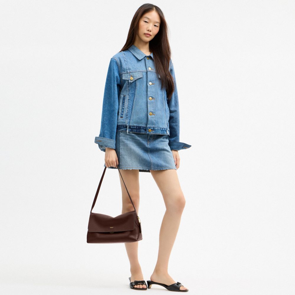 Coach Chelsea Shoulder Bag 30 Brass Maple