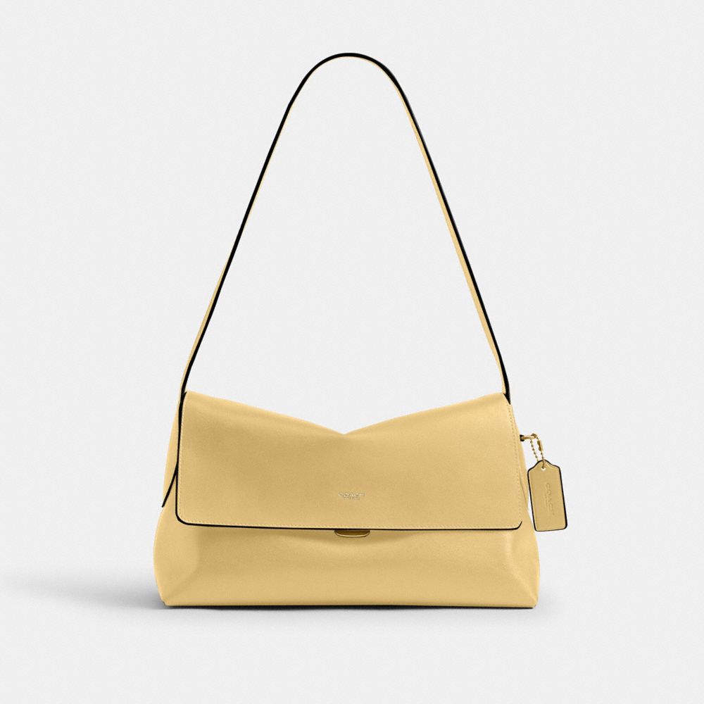 Coach Chelsea Shoulder Bag 30 Brass Vanilla
