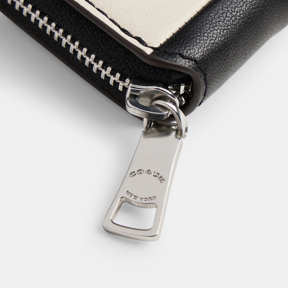 Coach Alter/Ego Zip Around Wallet Black Chalk