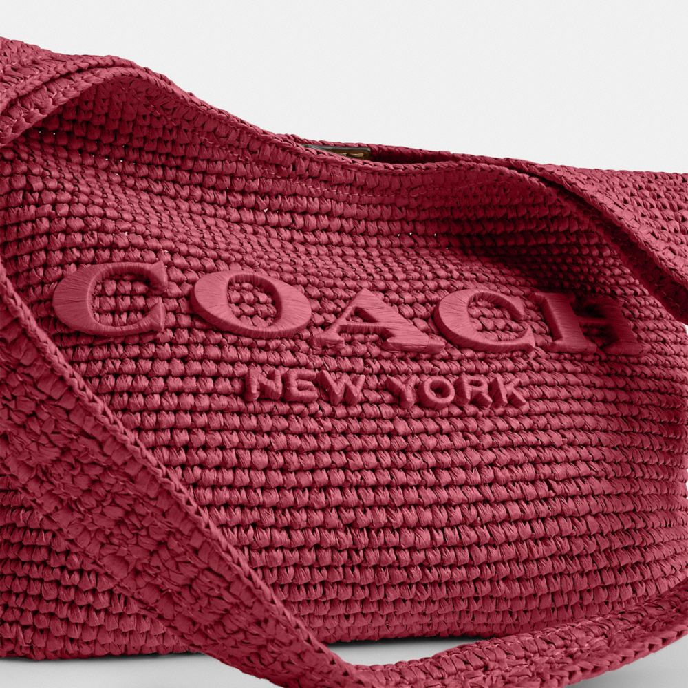 Coach Brooklyn Shoulder Bag 28 Brass Dark Fuchsia