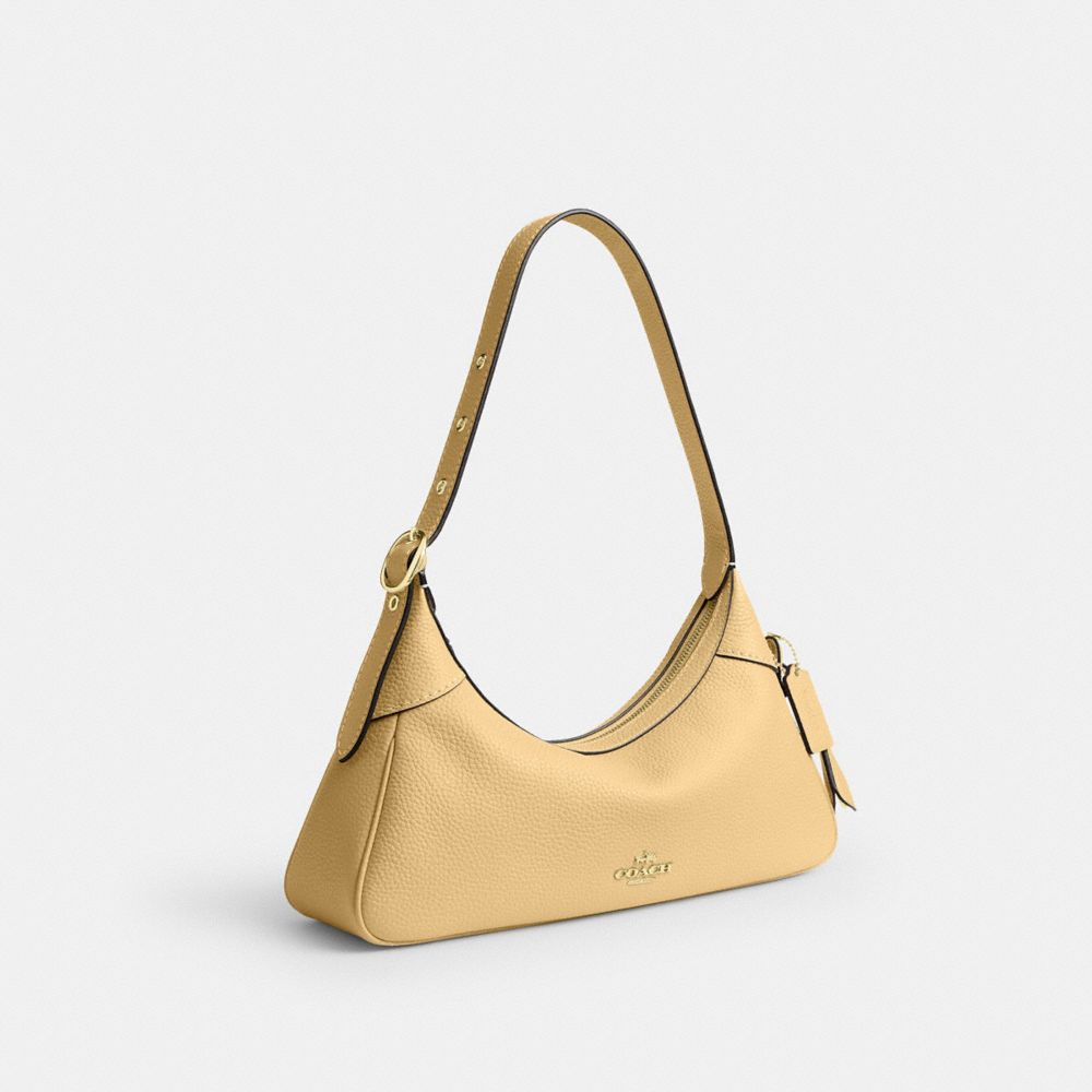 Coach Ella Small Shoulder Bag Gold Soft Yellow