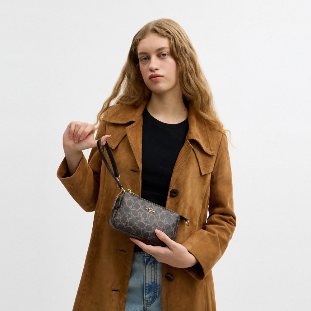 Coach Nolita 19 In Loved Signature Canvas With Charms Gold Brown