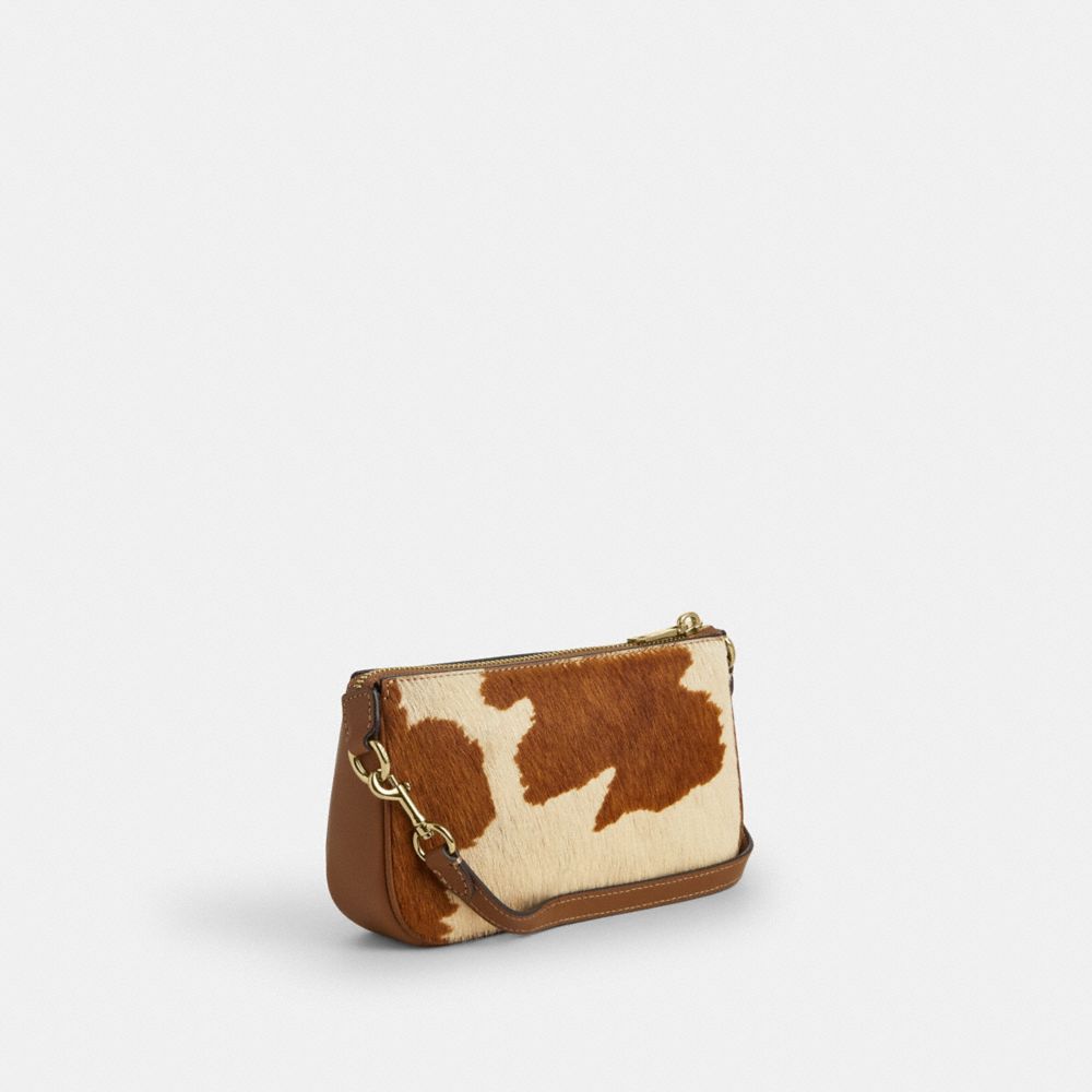 Coach Nolita 19 In Haircalf With Cow Print Gold Cow Multi