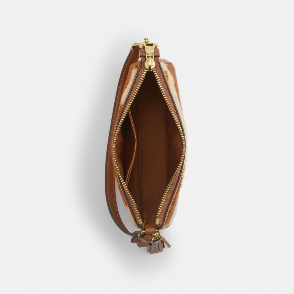 Coach Nolita 19 In Haircalf With Cow Print Gold Cow Multi