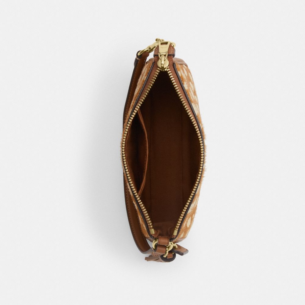 Coach Nolita 19 With Deer Print Gold Brown Multi