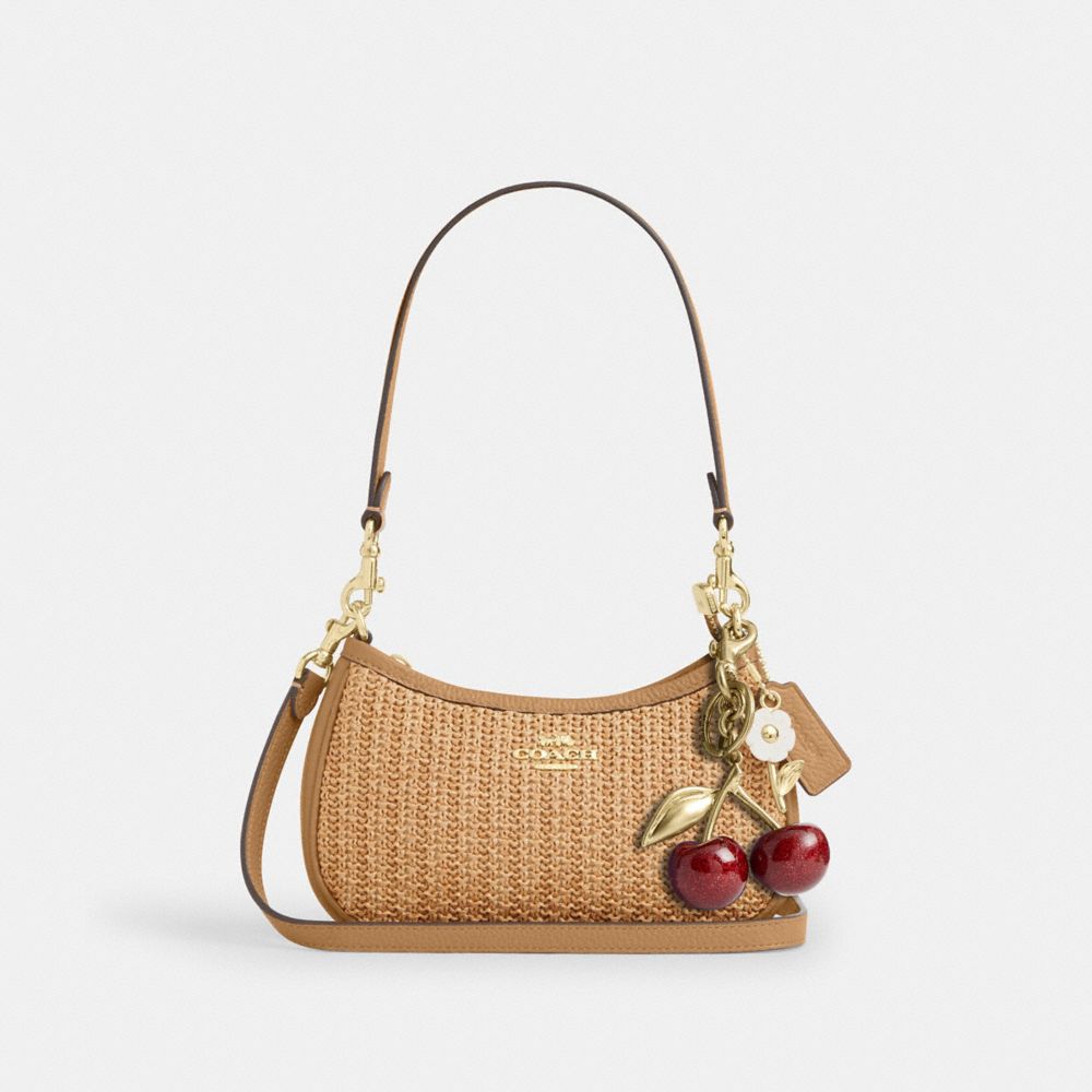 Coach Teri Mini Crossbody Bag Gold Toast