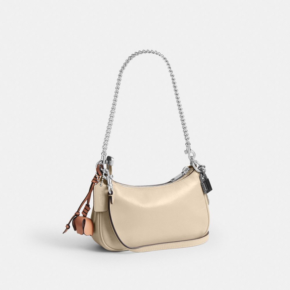 Coach Teri Mini Crossbody Bag With Charms Silver Ivory