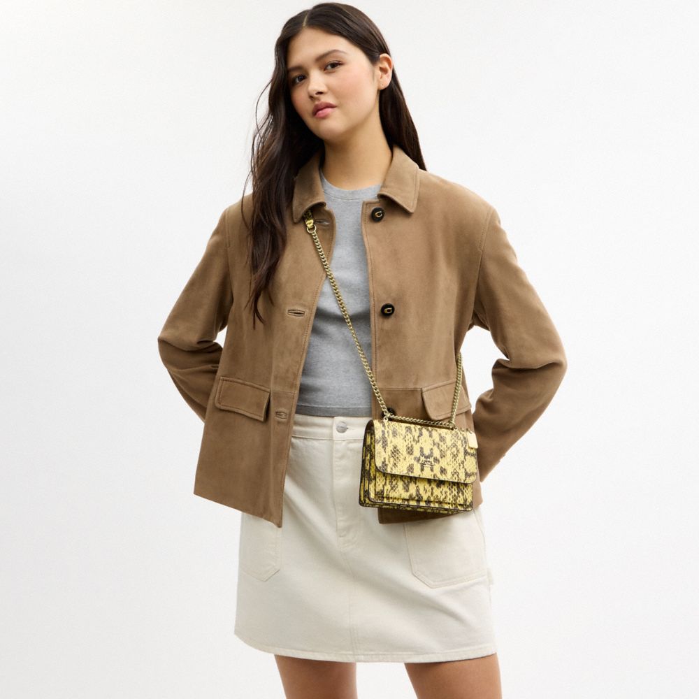 Coach Mini Klare Crossbody Bag Gold Yellow