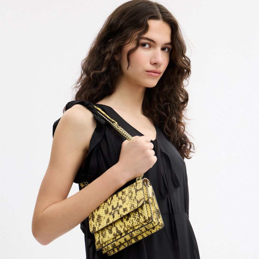 Coach Mini Klare Crossbody Bag Gold Yellow