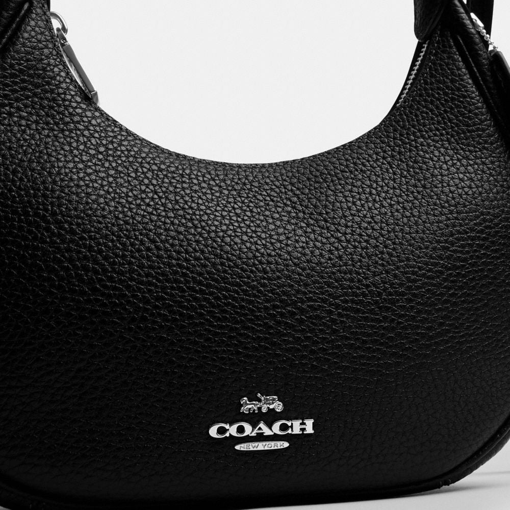 Coach Emily Shoulder Bag Silver Black