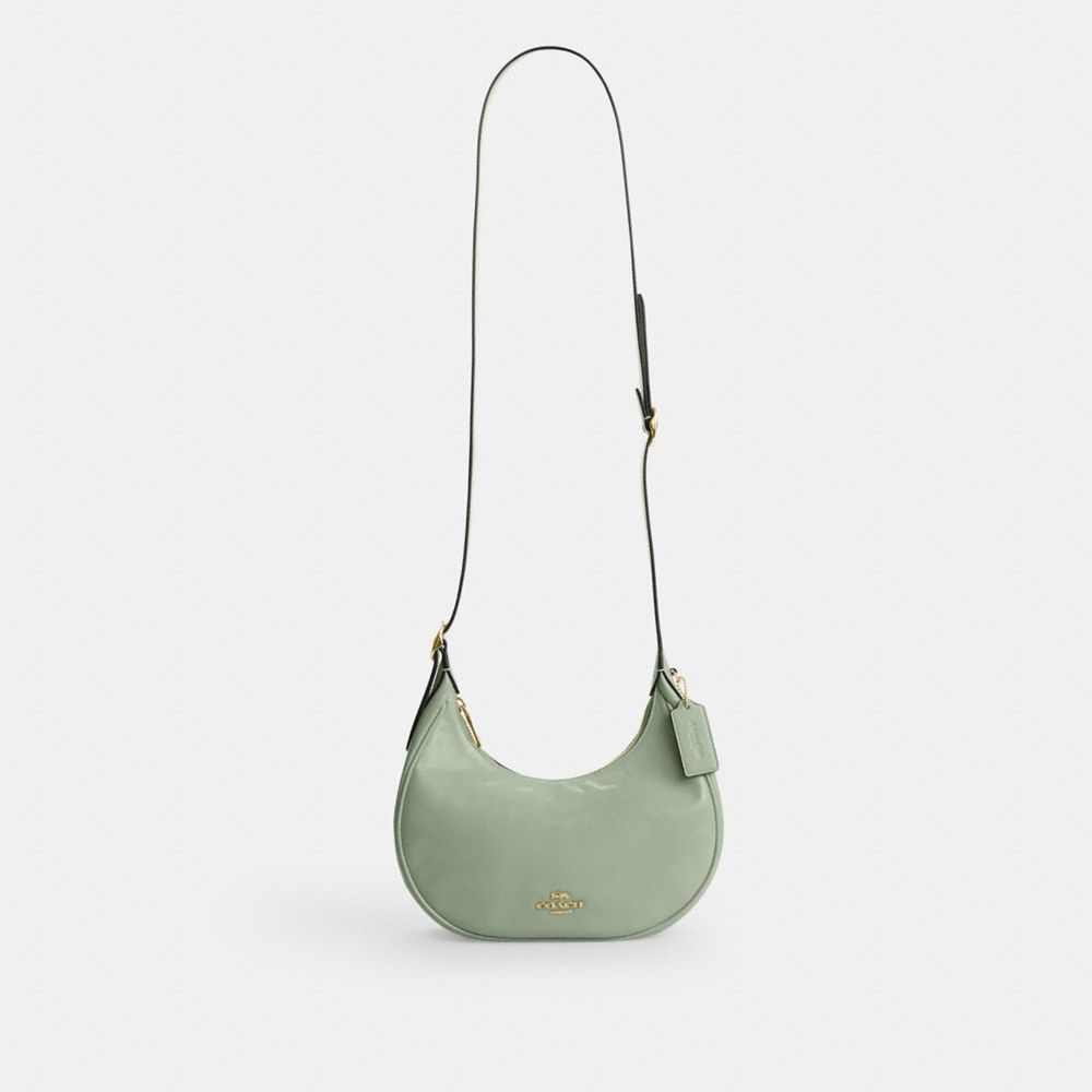 Coach Emily Shoulder Bag Gold Light Pistachio