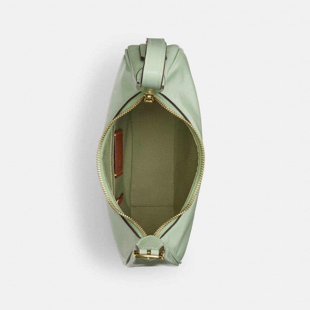 Coach Emily Shoulder Bag Gold Light Pistachio