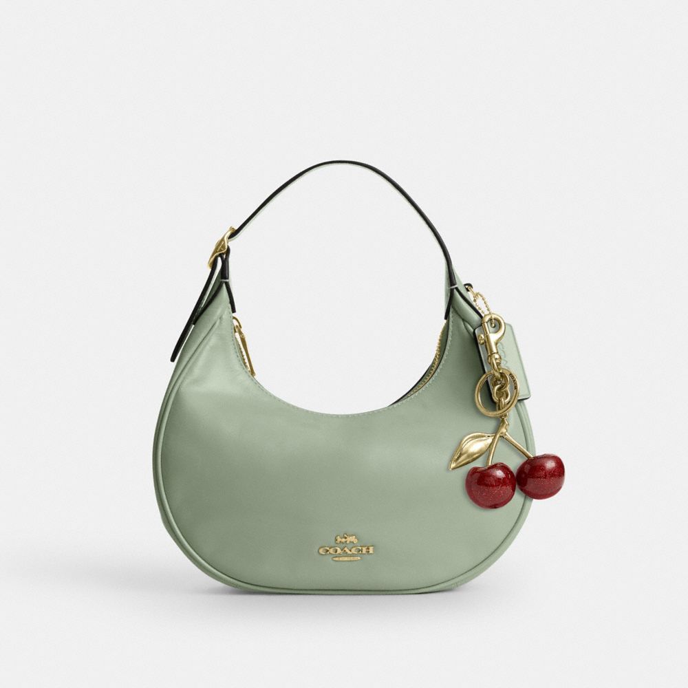 Coach Emily Shoulder Bag Gold Light Pistachio