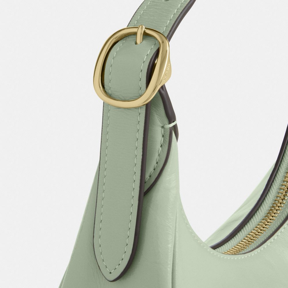 Coach Emily Shoulder Bag Gold Light Pistachio