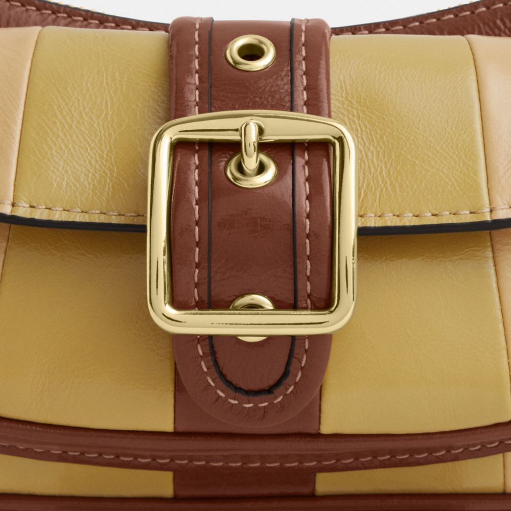 Coach Ashton Mini Shoulder Bag Gold Redwood Multi