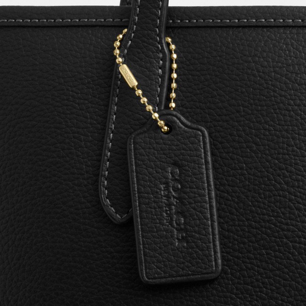 Coach Medium City Tote Bag Gold Black