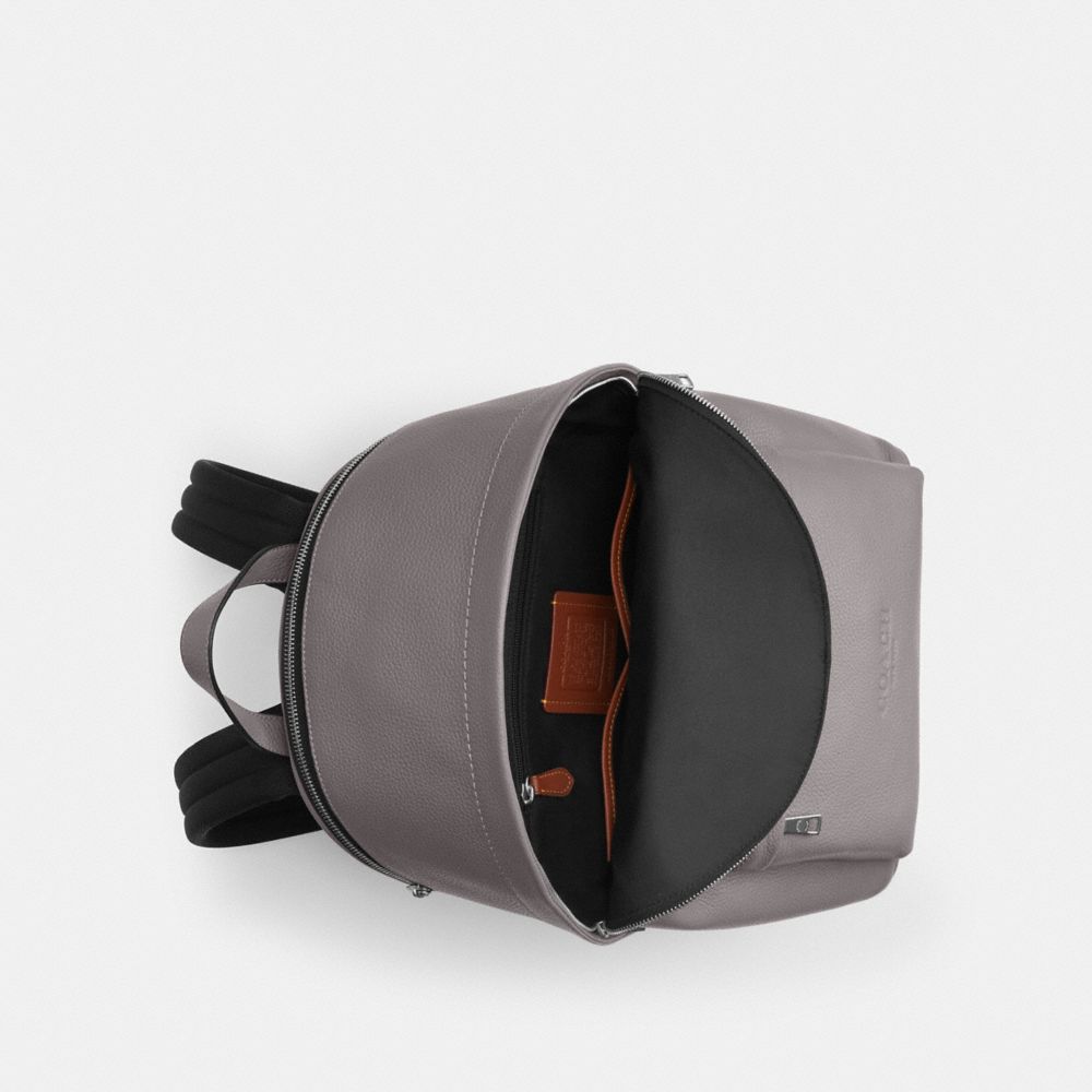 Coach Taylor Backpack Silver Graphite