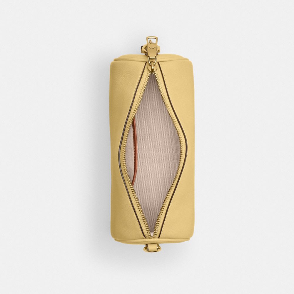 Coach Barrel Bag Brass Vanilla