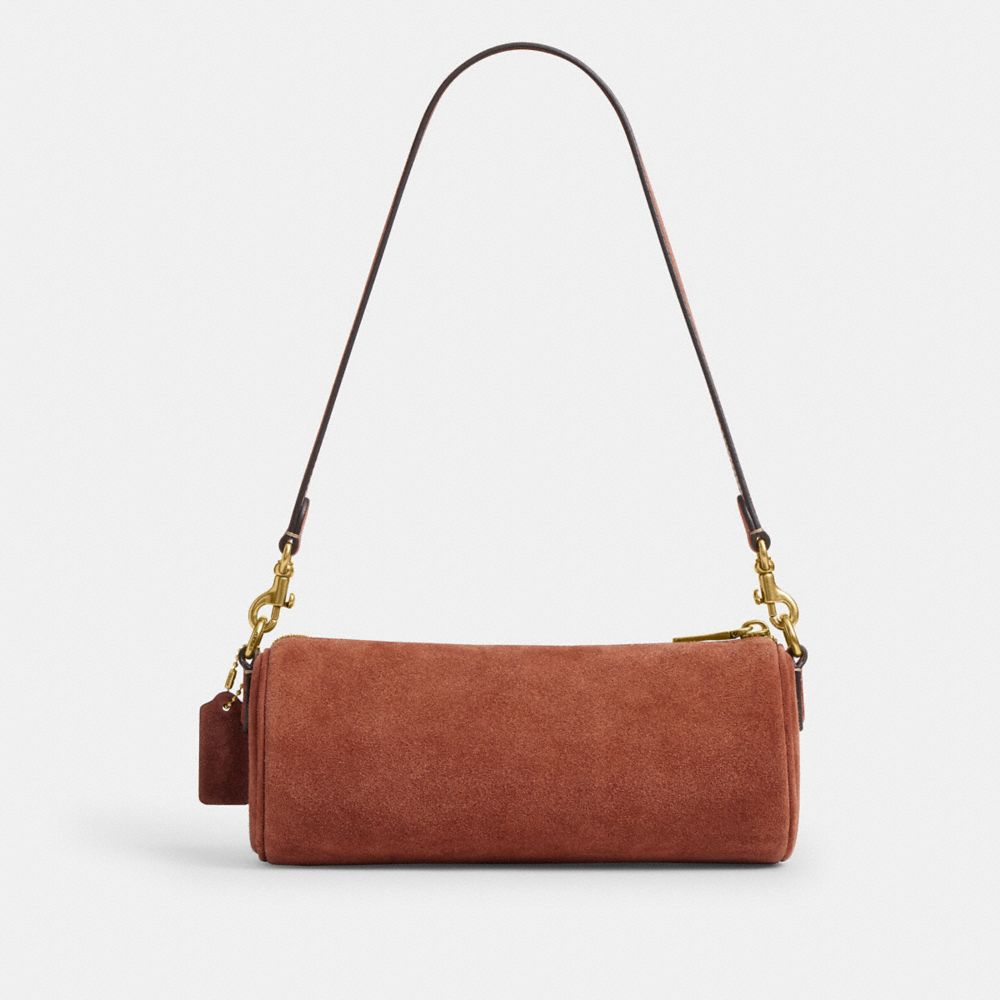 Coach Barrel Bag Brass Clay