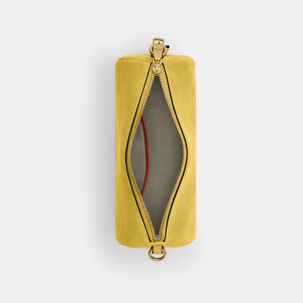 Coach Barrel Bag Brass Light Citron