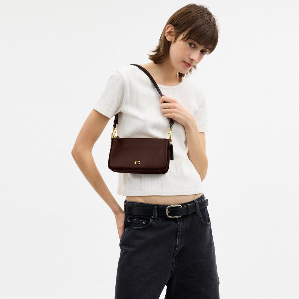 Coach Audrey Crossbody Bag Brass Maple