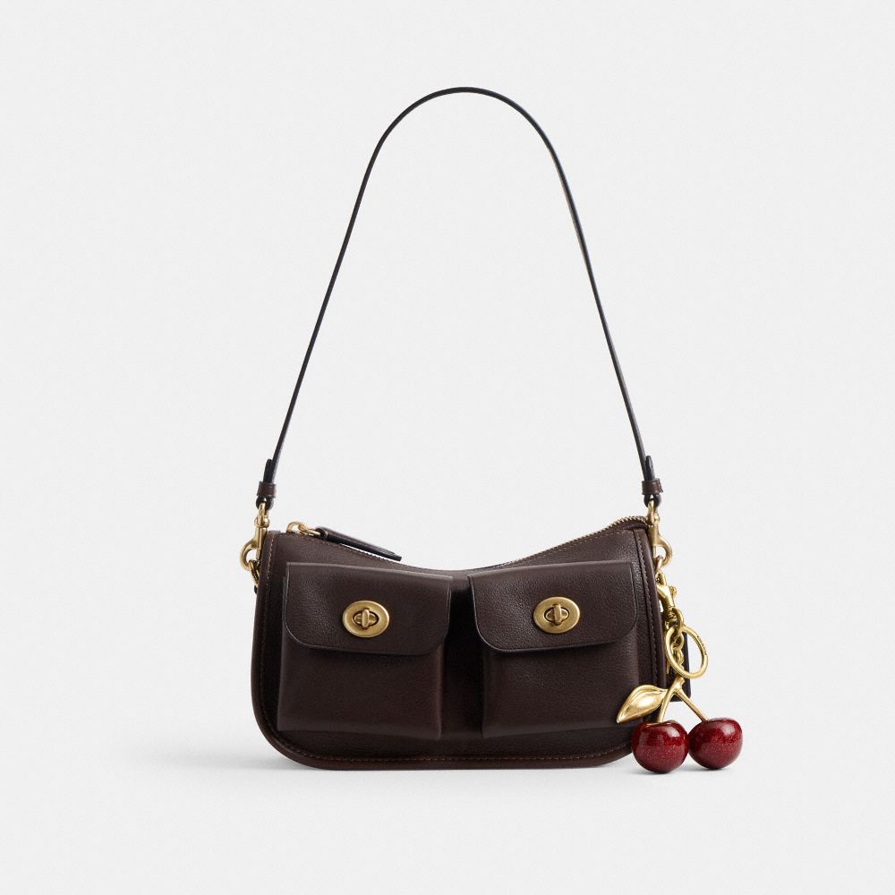Coach Twin Turnlock Waverly Bag Brass Maple