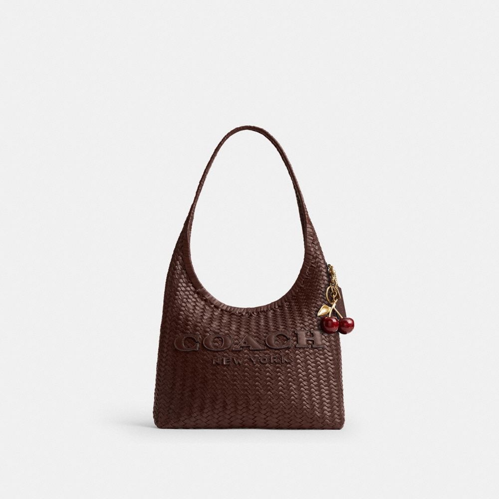 Coach Brooklyn Shoulder Bag 34 Brass Maple