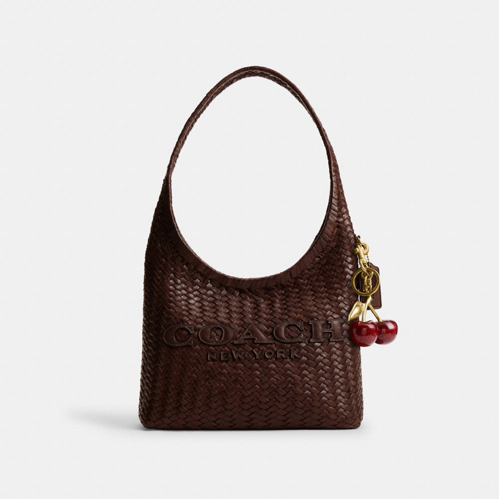 Coach Brooklyn Shoulder Bag 28 Brass Maple