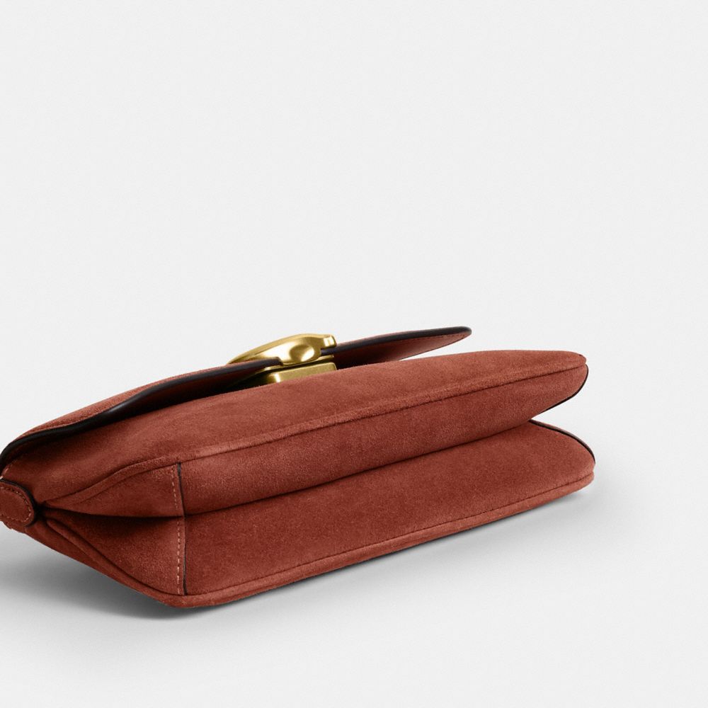 Coach Jet Shoulder Bag Brass Clay