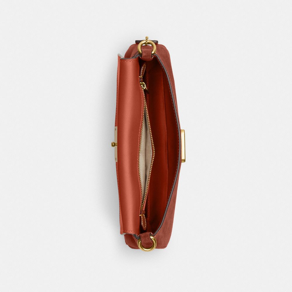 Coach Jet Shoulder Bag Brass Clay