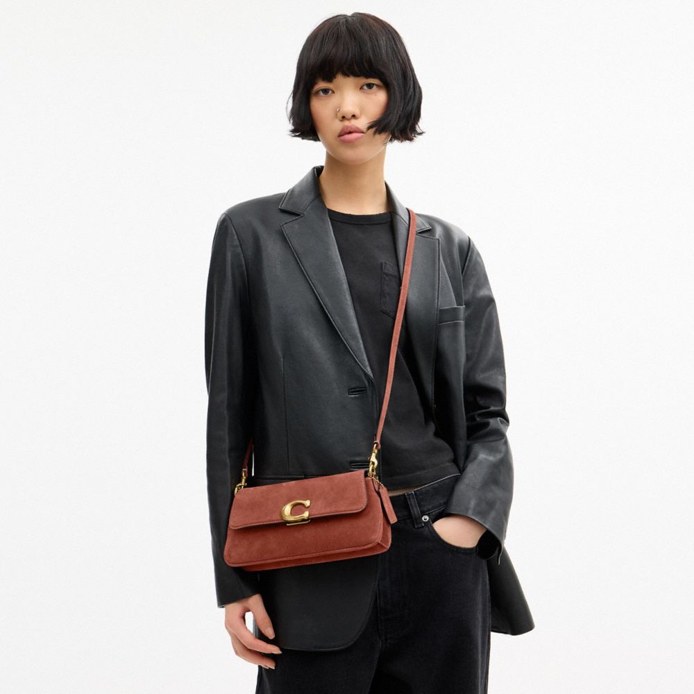 Coach Jet Shoulder Bag Brass Clay