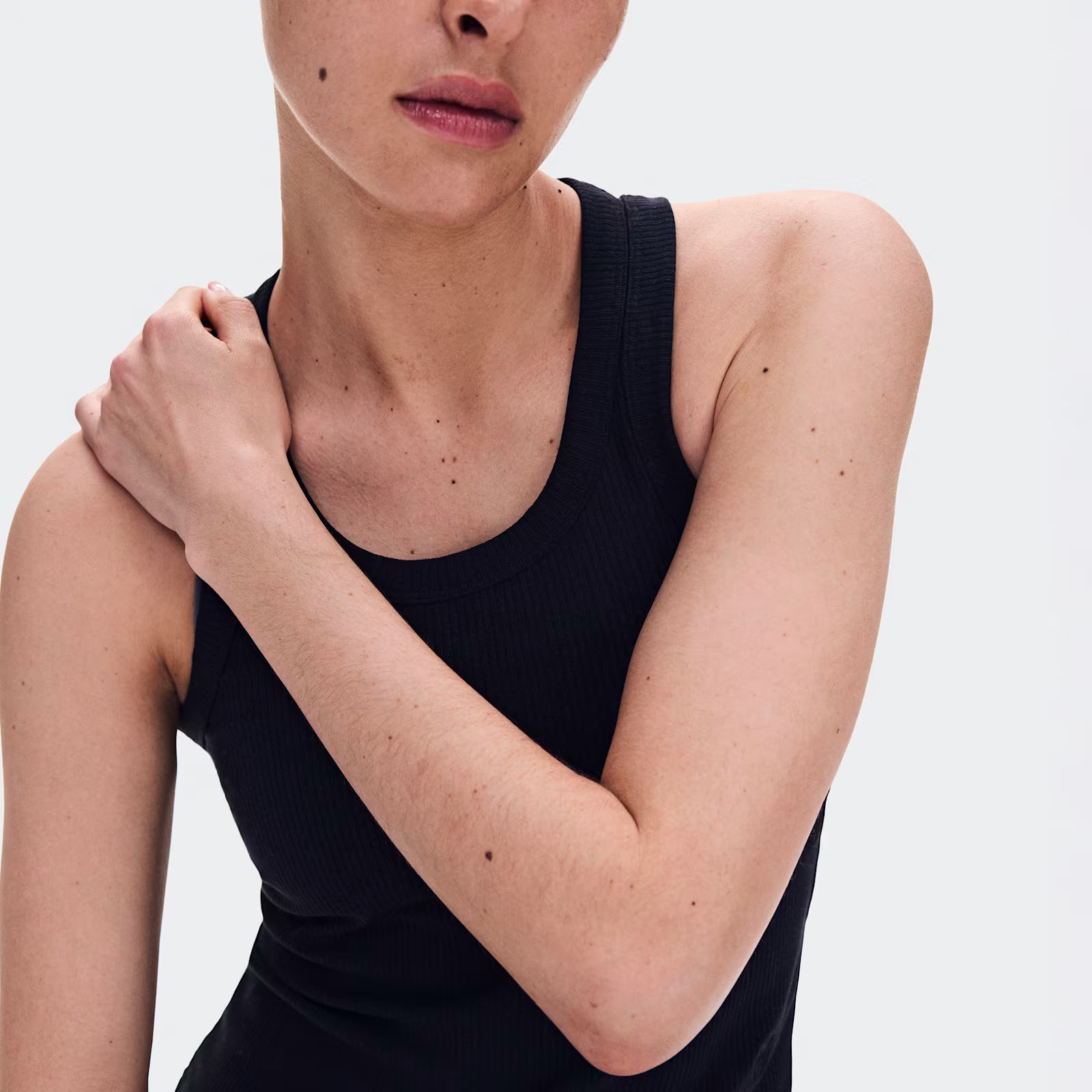 On All-Day Ribbed Tank Black (Women'S)