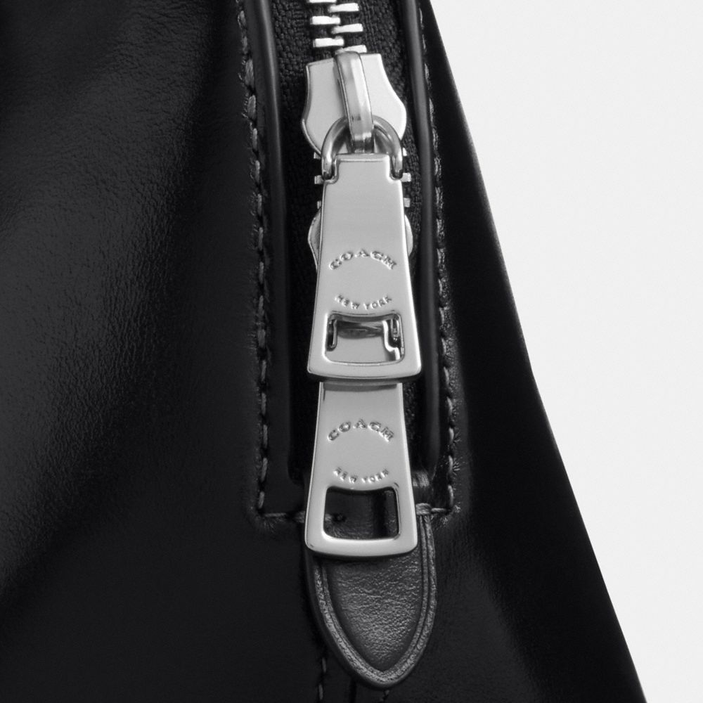 Coach Lara Mini Satchel Bag Silver Black