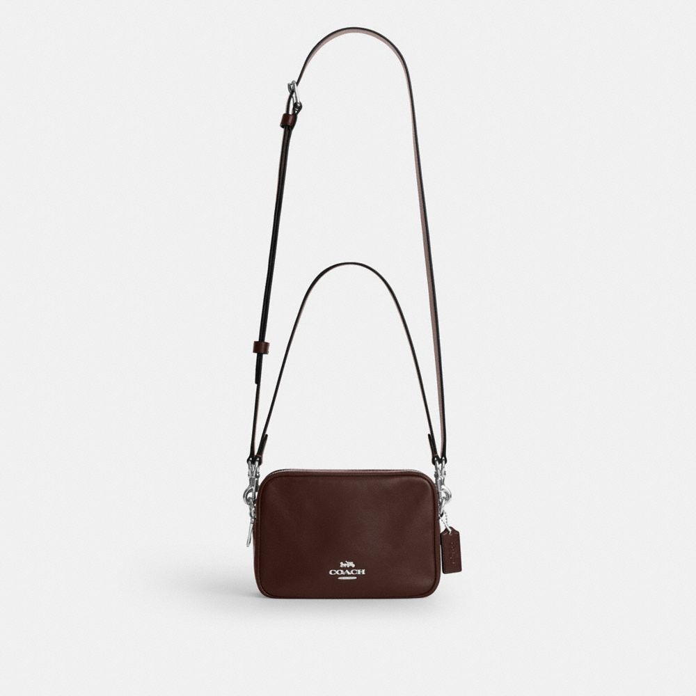 Coach Mini Carey Crossbody Bag Silver Maple