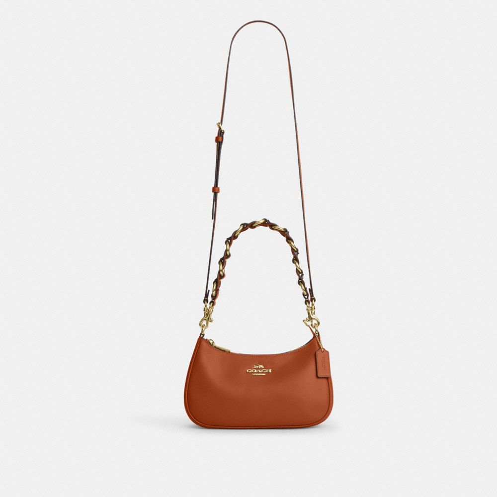 Coach Teri Shoulder Bag Im Amber Brown