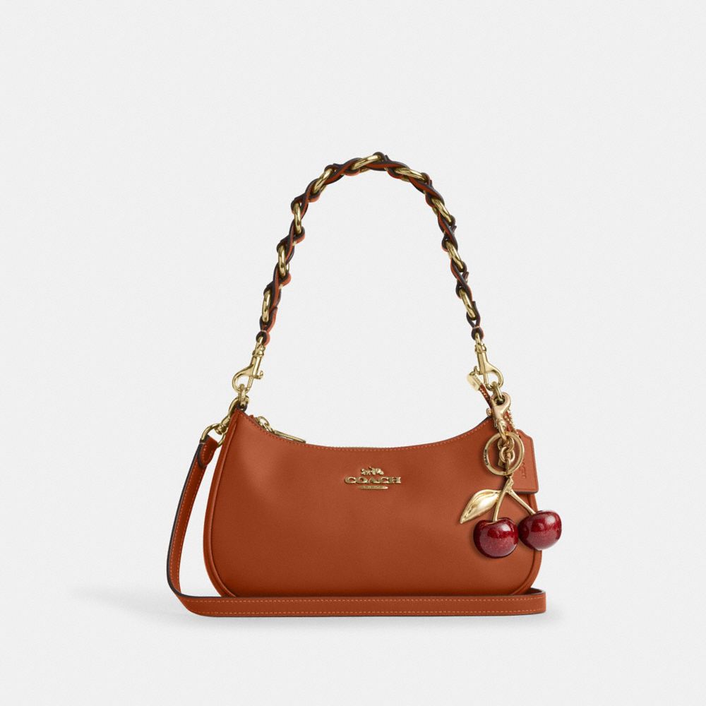 Coach Teri Shoulder Bag Im Amber Brown