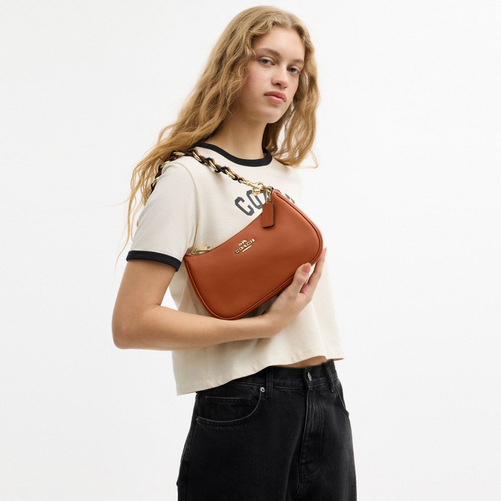 Coach Teri Shoulder Bag Im Amber Brown