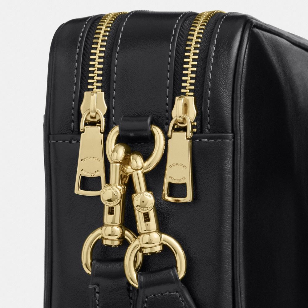 Coach Carey Crossbody Bag Gold Black