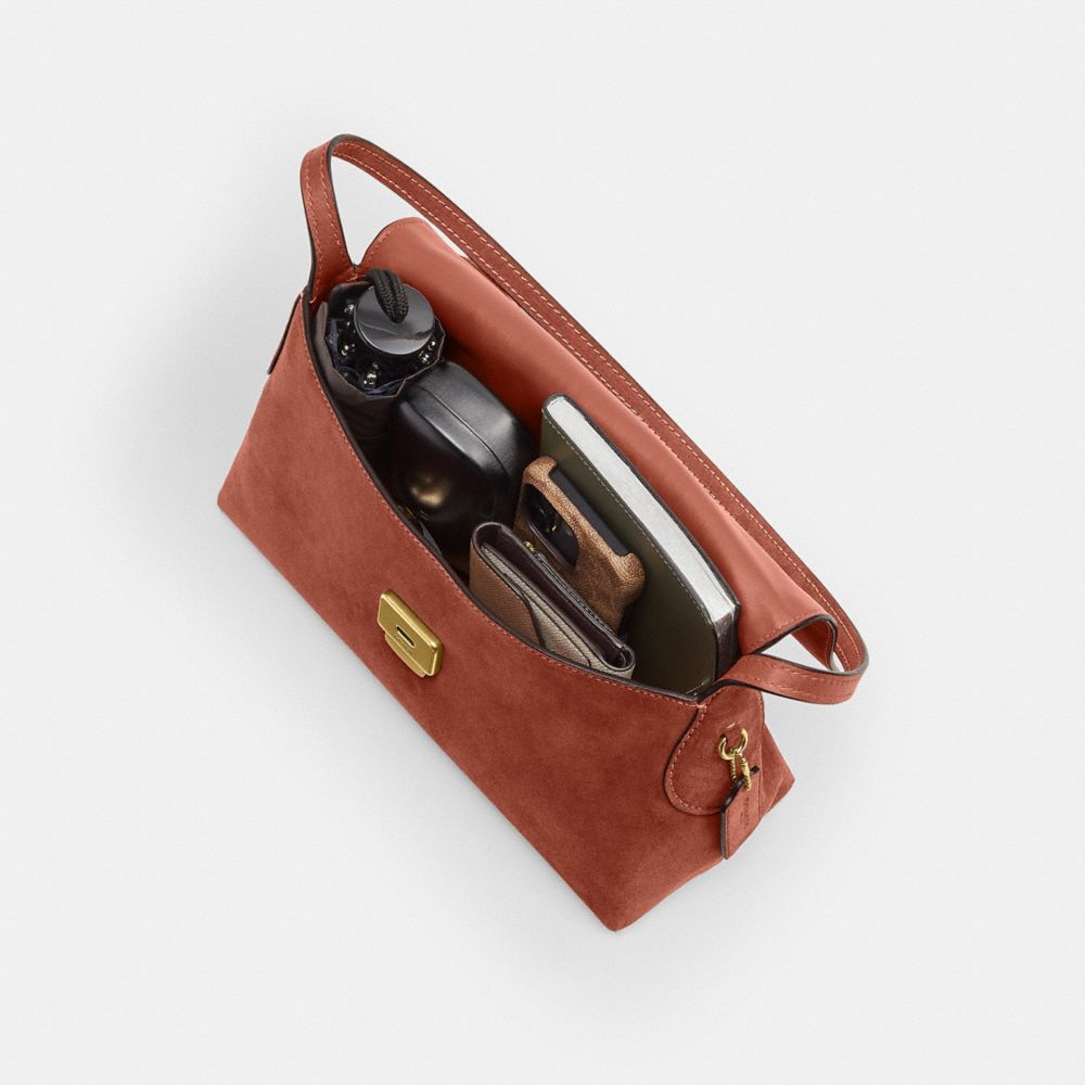Coach Chelsea Shoulder Bag 30 Brass Clay